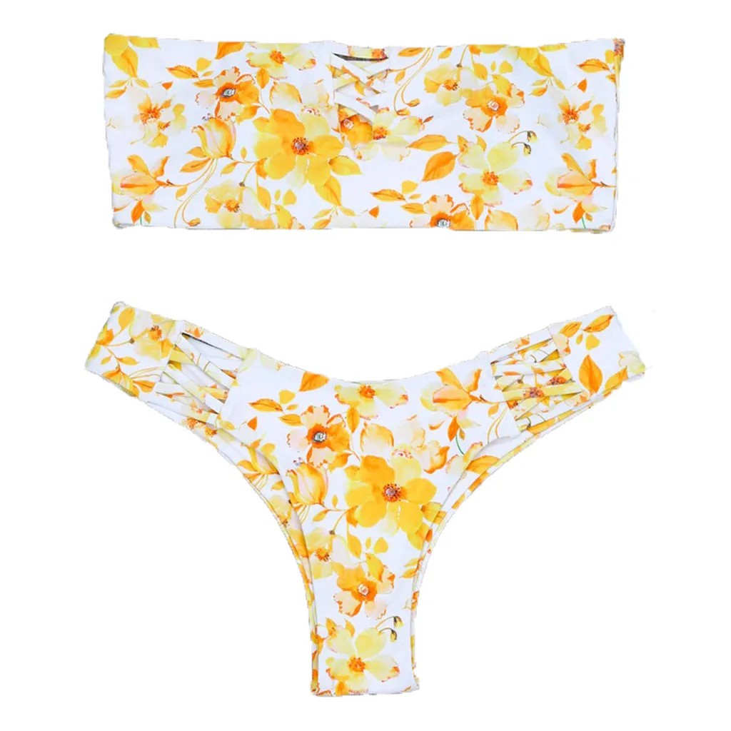 

Комплект с бюстгальтером, бикини с эффектом пуш-ап, Пляжная Женская пляжная одежда, купальник с принтом, купальник, купальники с подкладкой, ...