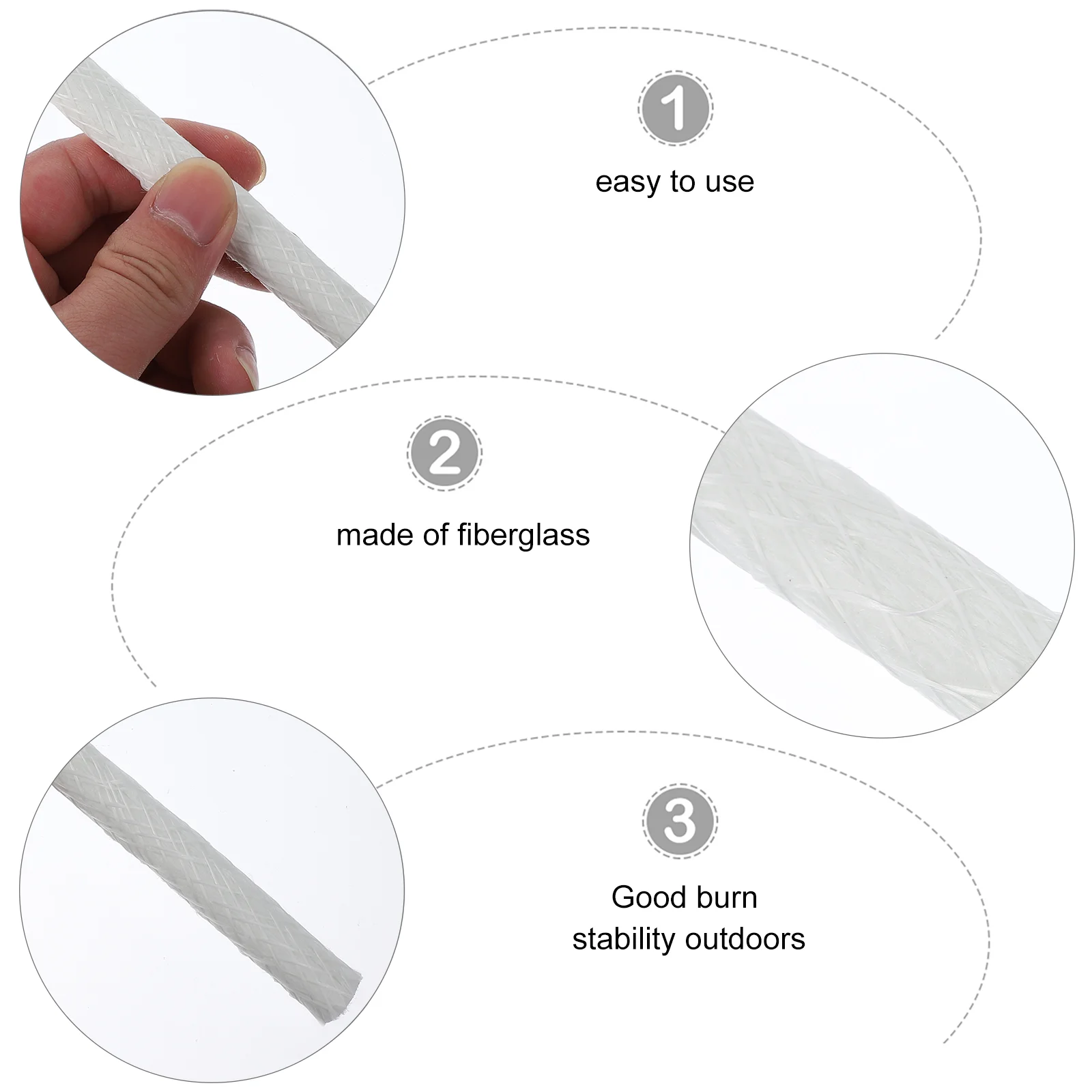 12 шт. фонарь фитиль из хлопка для горелки | Дом и сад