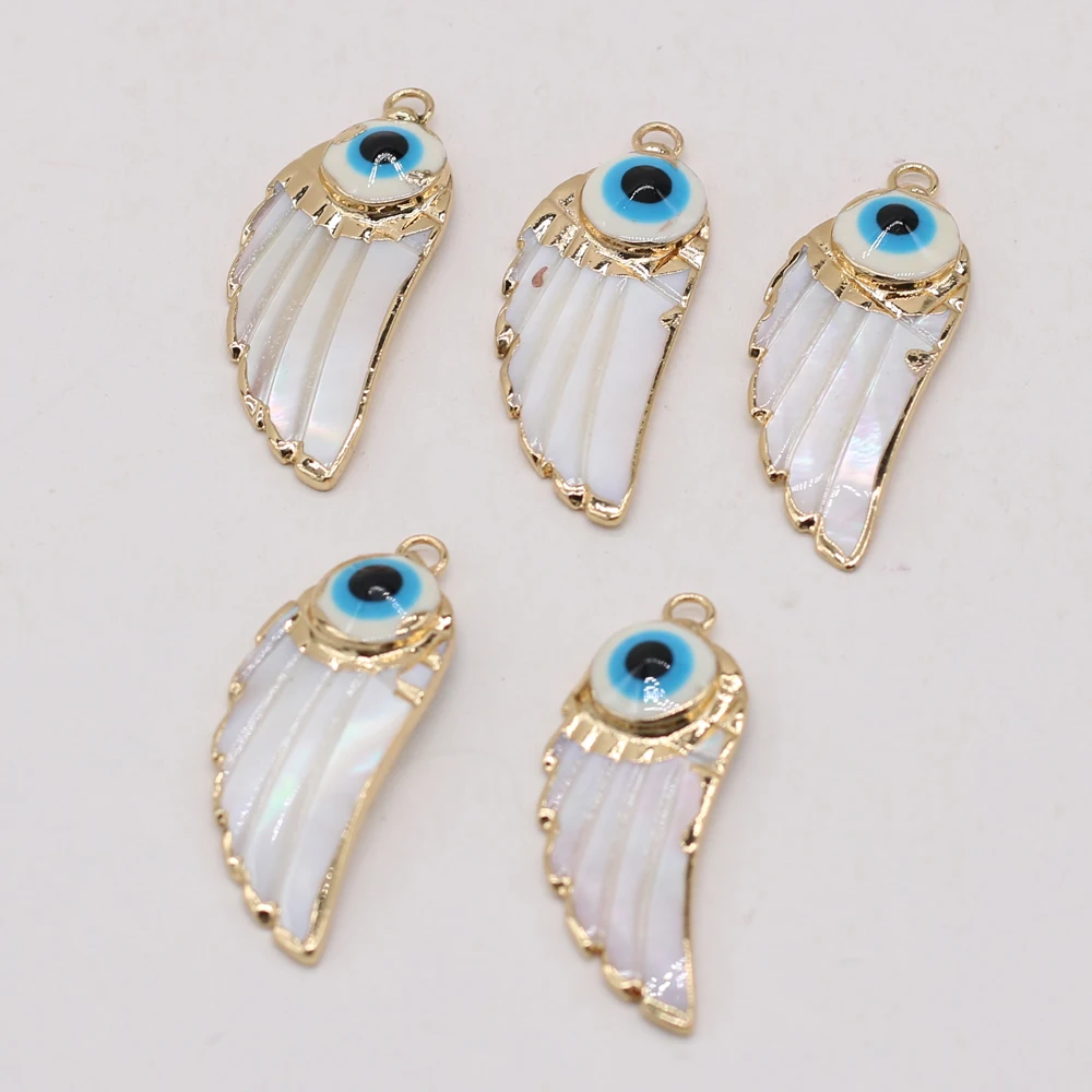 

Natural Semi-precious Stone Wing-shaped Crystal Bud Pendant Boutique Making DIY Fashion Charm Necklace Jewelry