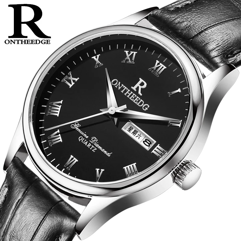 

Watches, Business Men's Quartz Watches, with Week Table, Brand Leisure Sports Automatic, Leather Strap, Date, 2021#1