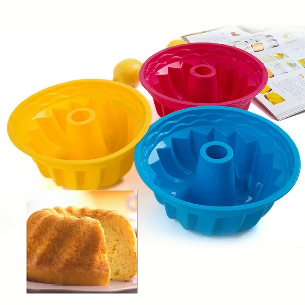 9 дюймов пустотелая силиконовая сковорода для торта форма выпечки DIY Форма хлеба