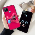 Черный чехол с рисунком для OPPO Realme 8i 9i 6 7 8 Pro 7i, чехол для Realme C25 C21 C2 C15 C12 C11 C17 A1k, мягкая задняя крышка