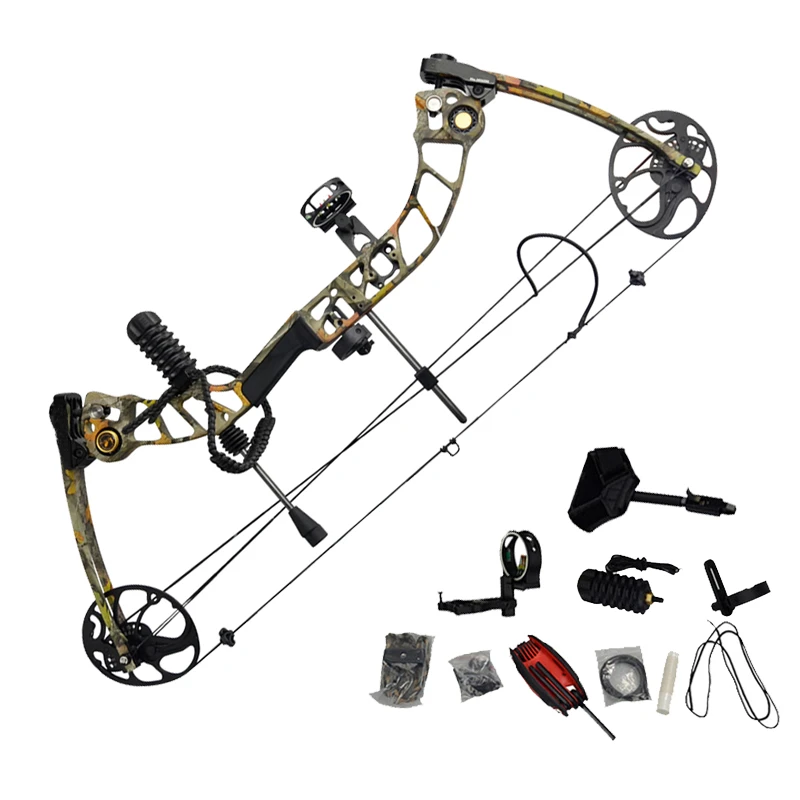 

Topoint T1 Archery Hunting Compound Bow Set 19-70lbs for Shooting Competition Sport CNC Aluminum Alloy Right Left Hand