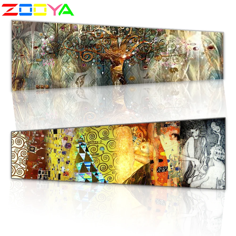 Китайская Картина ZOOYA для гостиной ручная работа Современная Абстрактная