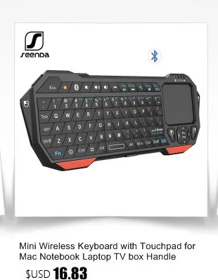 SeenDa 2,4 ГГц Беспроводная клавиатура для Android Smart tv Box ноутбук ПК и Windows компьютер с тачпадом мини клавиатура 3 панели