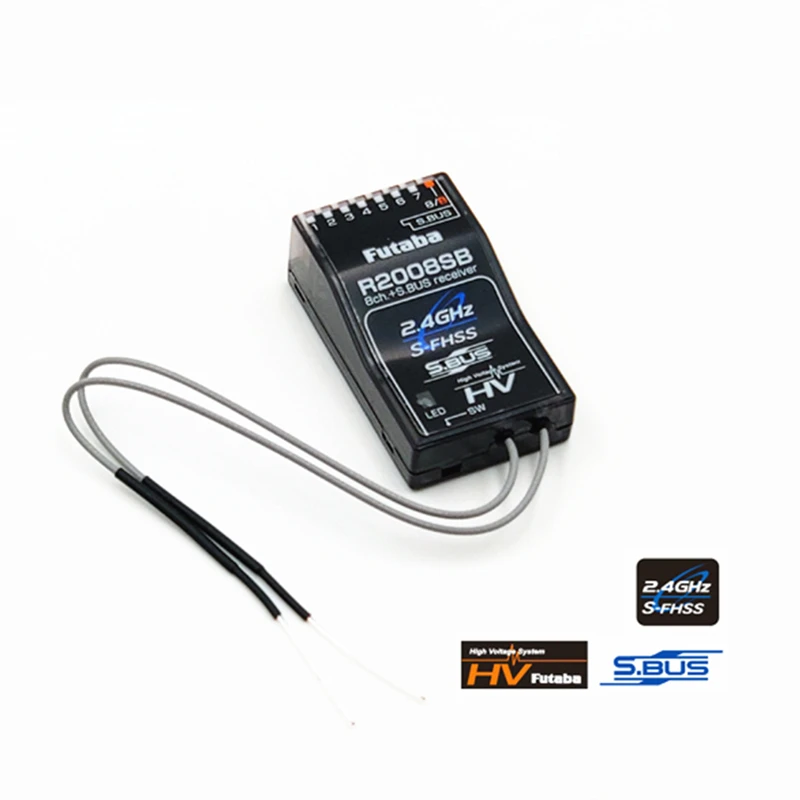 

FUTABA R7008SB S.Bus 2,4G FHSSTest 8CH HV цифровой приемник для пульта дистанционного управления FUTABA 14SG 16SZ 18SZ 18MZ