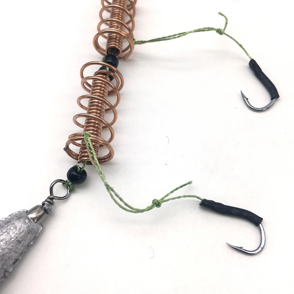 

3 Pieces Of European Style Library Fishing Spring Gear Bead Fishing Hook Bait Cage Trap Feeder Cage Carp Sinker Fishing Tackle