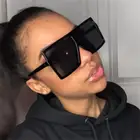 Женские солнцезащитные очки в квадратной большой коробке, 2020