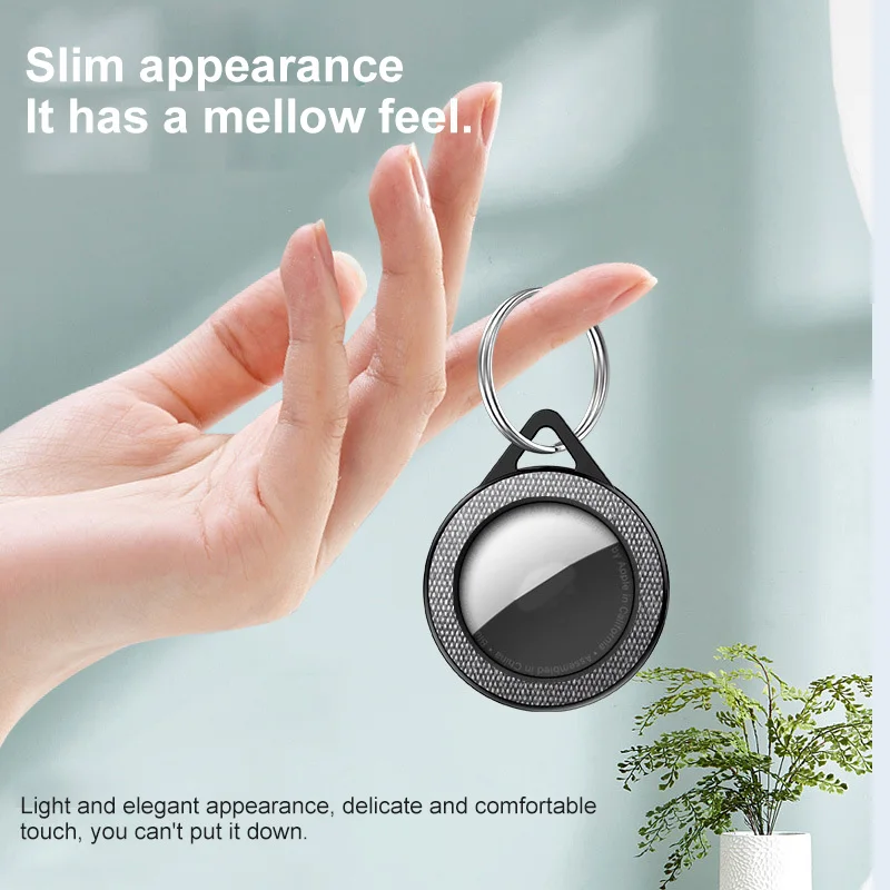 

2021 For Apple Airtag Case PC hard shell Protective Sleeve Cover Keychain Airtags-tracker PC hard Case For Airtags Accessories