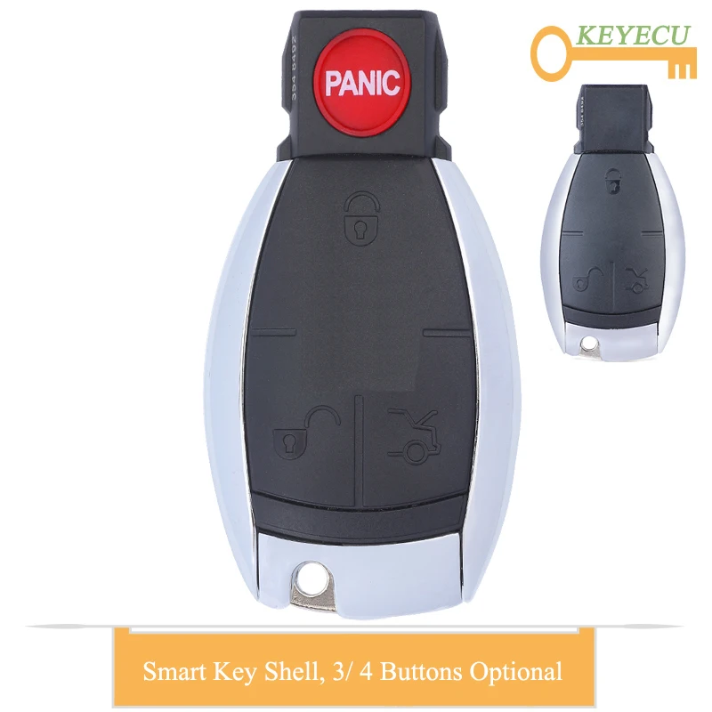 Умный чехол KEYECU для автомобильного ключа с дистанционным управлением Mercedes-Benz E C R