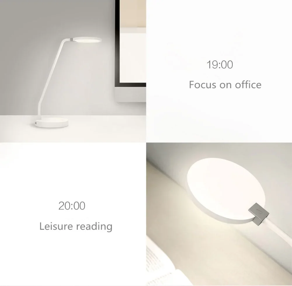 XIAOMI MIJIA COOWOO настольная лампа светодиодный умная настольная лампа многофункциональная настольная лампа портативная офисная настольная лампа прикроватная ночник USB