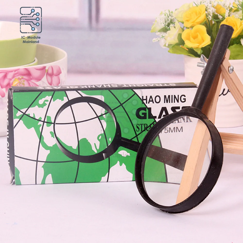 Увеличительное стекло 5X лупа 100 мм ручная для чтения линза изысканное качество