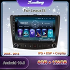 Автомагнитола Kaudiony, 10,1 дюйма, Android 10,0, для Lexus IS IS250, IS200, IS220, IS300, автомобильный мультимедийный плеер, GPS-навигация, стерео 4G