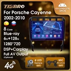 TIEBRO 6G 128G Android Авторадио для Porsche Cayenne 2002-2010 автомобильное радио мультимедийный плеер GPS-навигация стерео Bluetooth DVD