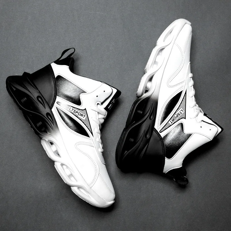 

Мужская обувь, новинка 2021, модная Осенняя Спортивная повседневная обувь с высоким верхом, Мужская модная обувь, зимняя хлопковая обувь