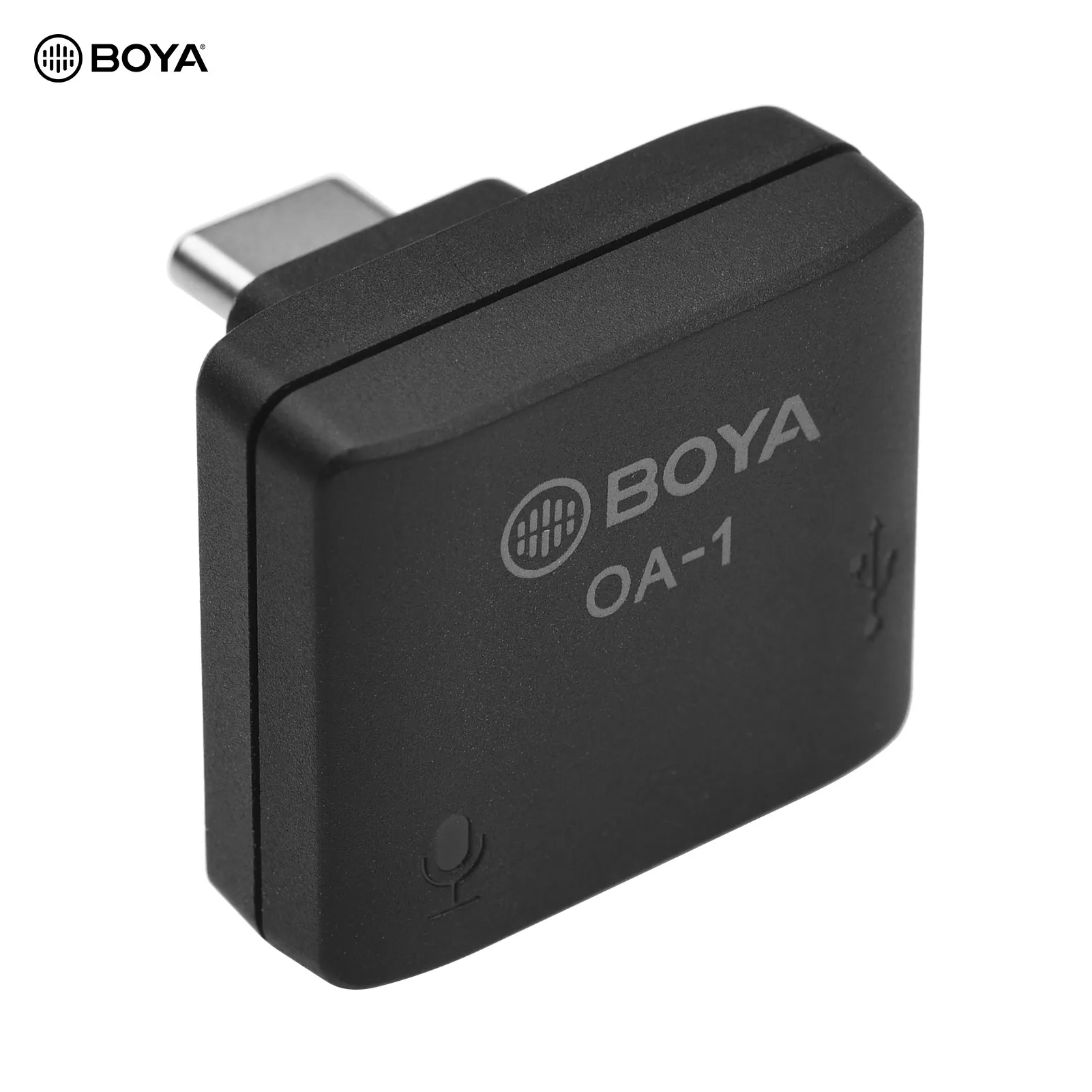 BOYA BY-OA1 мини аудиоадаптер с разъемом для микрофона 3,5 мм TRS Type-C, Замена зарядного порта для DJI OSMO Action - изображение