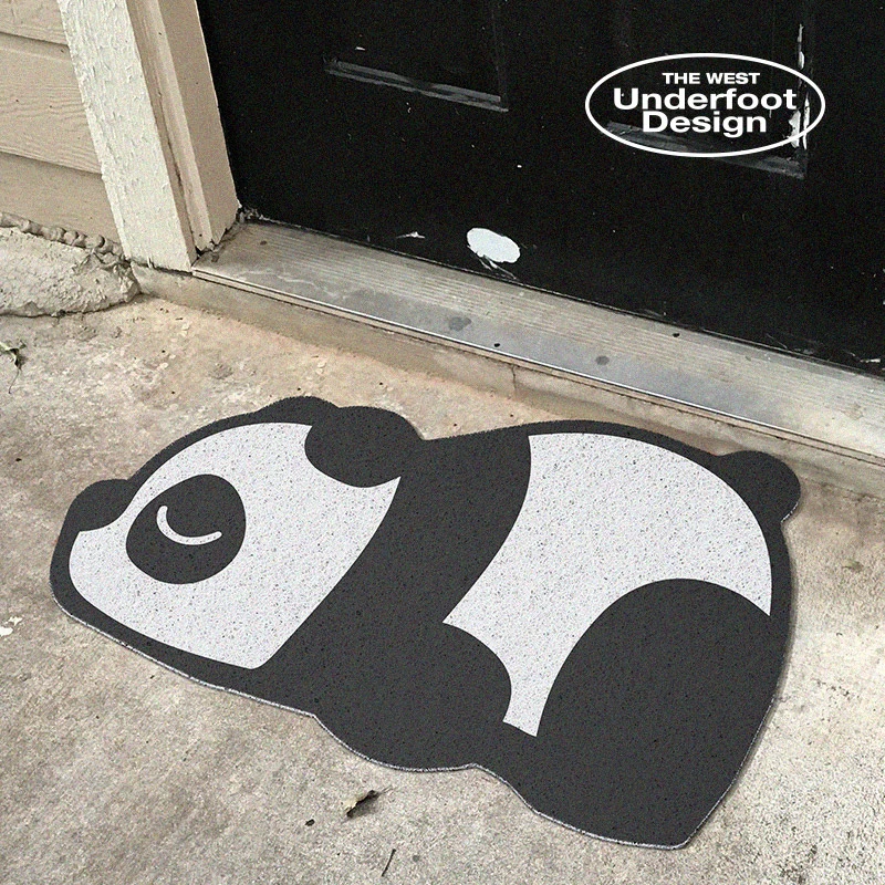 

Custom Panda Cute Cartoon Carpet Area Rug Bedroom Floor Mat Carpets for Living Room Hallway Rug Decor Entrance Door Mat Non-slip