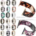 Роскошный резиновый спортивный браслет в виде черепаховой ракушки для Apple Watch Series 7 6 5 4 3 2, браслет из нержавеющей стали с пряжкой 40 мм 45 мм