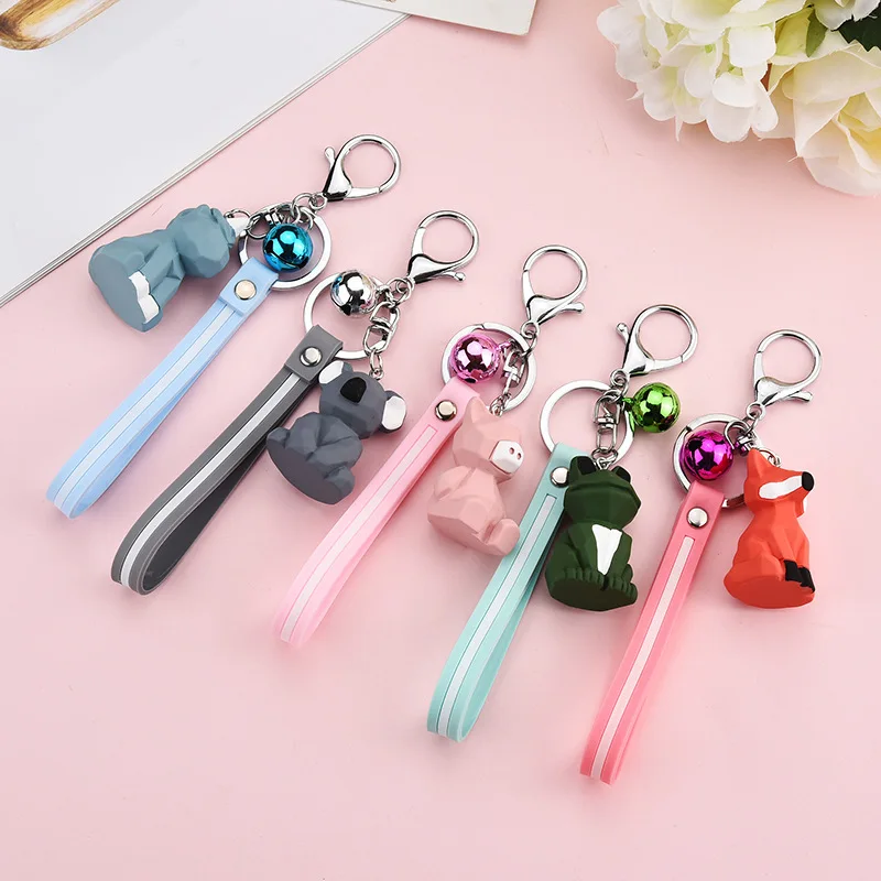 Новая мода милый динозавр брелок Мода хлопок чучело мультфильм PU креативный