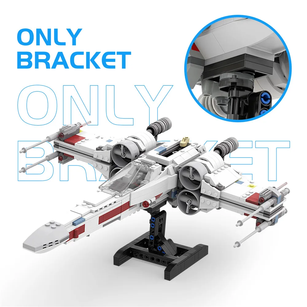 

MOC 75102 Stand For The Space Wars Resistance X-wing Fighter 75149 Display Stand Building Blocks Bricks DIY Toys (Only Bracket)