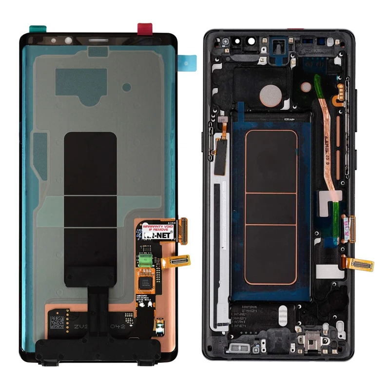 Оригинальный NOTE8 точечный SUPER AMOLED ЖК-экран Рамка для SAMSUNG Galaxy NOTE 8 N950 N950F сенсорный