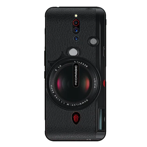 Чехол для ZTE Nubia Red Magic 5S, защитный чехол для ретро-камеры с рисунком геймпада, мягкая задняя крышка, чехол для Nubia RedMagic 5S