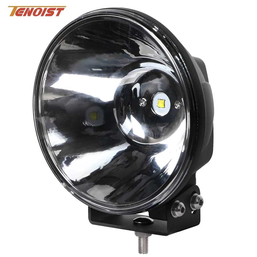 

7-дюймовая сверхъяркая светодиодная фара рабочего света для F150, F550, для тяжелых грузовиков, автобусов, FJ, круизеров, защитных патрулей, 12 В, 24 В, универсальная