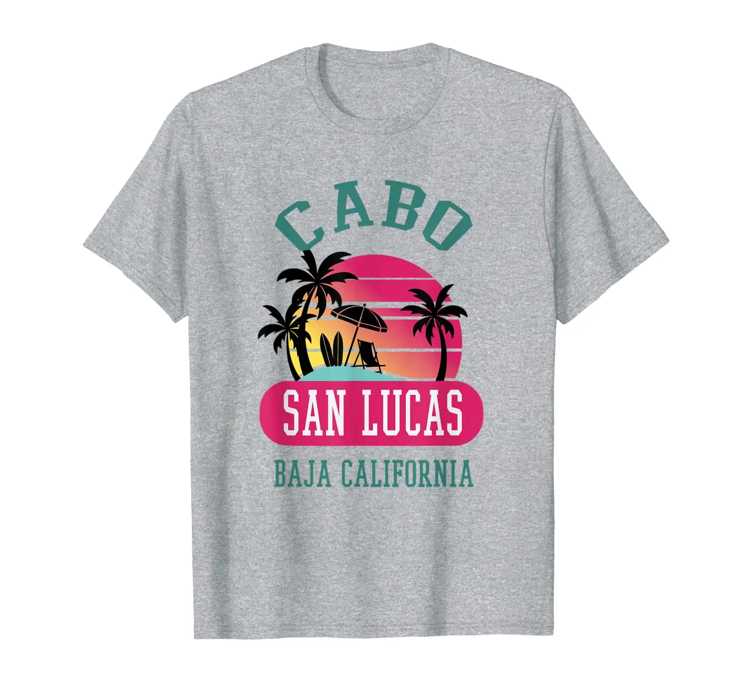 

Fun Cabo San Lucas Mexico Beach Sunset Novelty Art T-Shirt