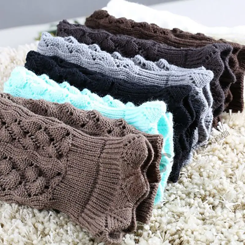 

Women Warm Knee Knit Socks Winter Leg Warmer Socks Fashion Leg Warmers