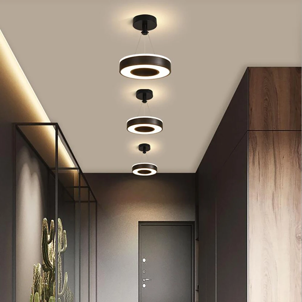 Modern LED Chandeliers Lights For Bedroom Living Study Room Corridor Aisle Bar Hanging Lamps Indoor Lighting Fixtures