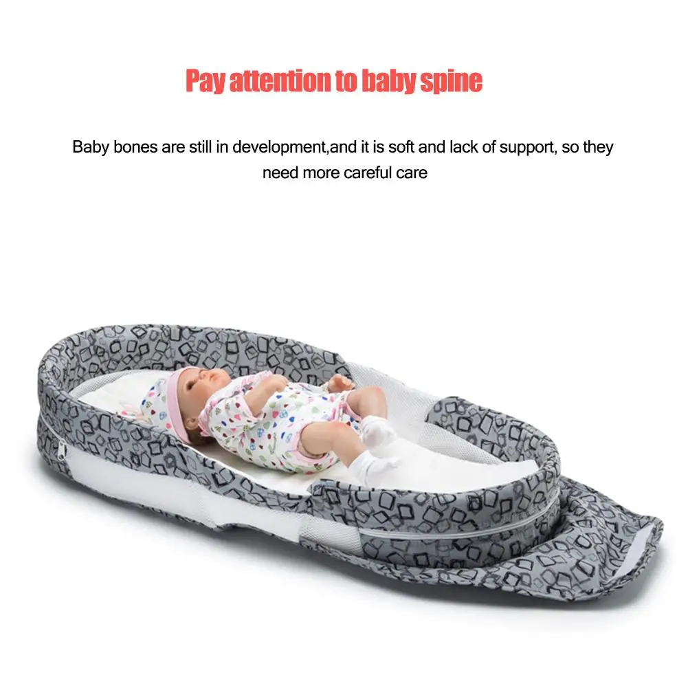 Переносная съемная и моющаяся Колыбель для новорожденных мягкая хлопковая