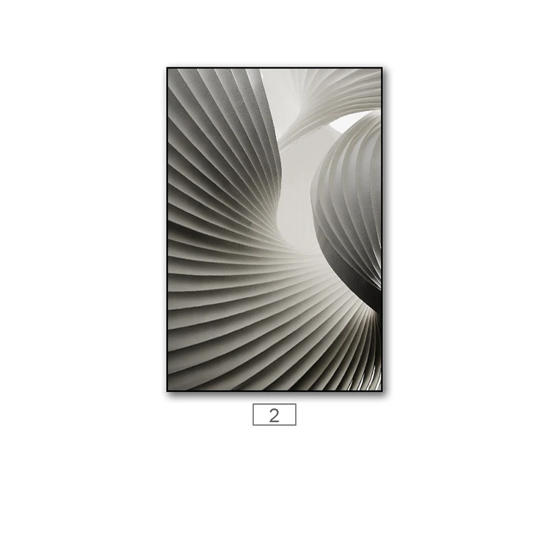 

Black and White Gray Simple Canvas Painting Gold Foil Origami Poster Printing Lamp Luxury Living Room Porch Decoration Painting