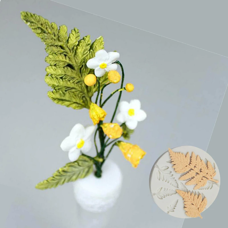 Лист силиконовая форма 3D сахарное ремесло помадка плесень шоколадный инструмент