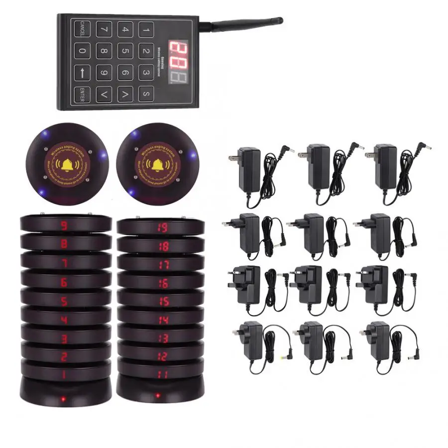 SU 680 ресторан беспроводная пейджер система вызова в очередь + 20 гостевых