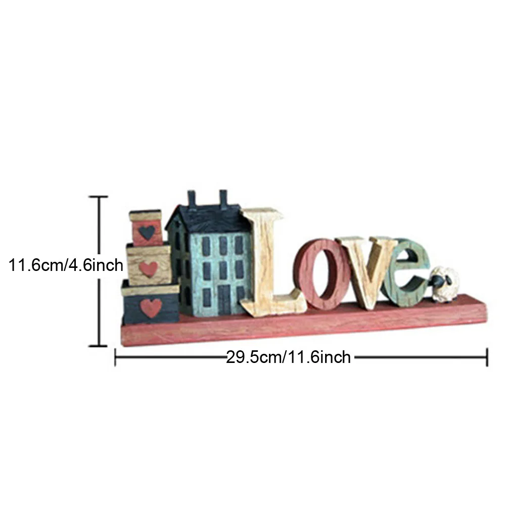 

Table Top Wedding For The Home Free Standing Gift Decorative Exquisite Bedroom Love Ornament Sign Letters Family Resin