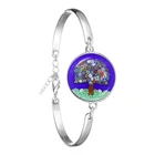 Браслет-цепочка с изображением дерева жизни муранского плетения, ювелирные изделия диаметром 18 мм для женщин и мужчин, оптовая продажа подарков