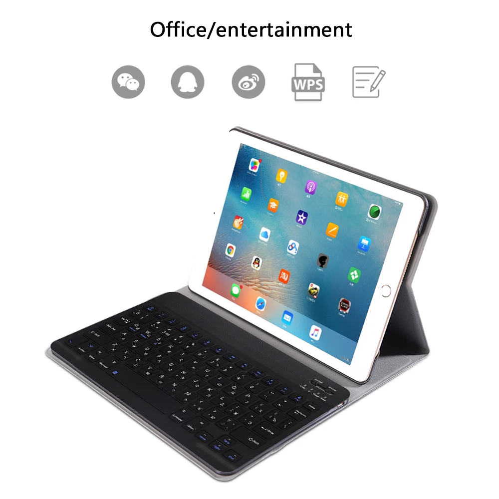 Беспроводная Русская клавиатура для ipad 10 2 2019 пластиковая французская/испанская