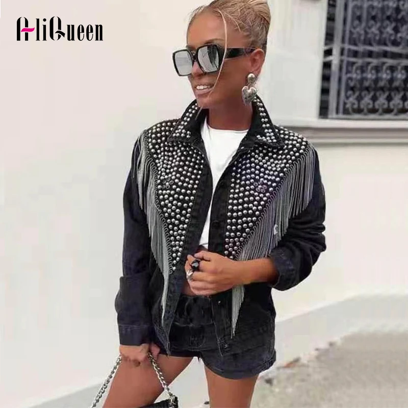 Пальто для девочек Manteau Femme 2019 Осенняя уличная одежда джинсовая куртка Для женщин