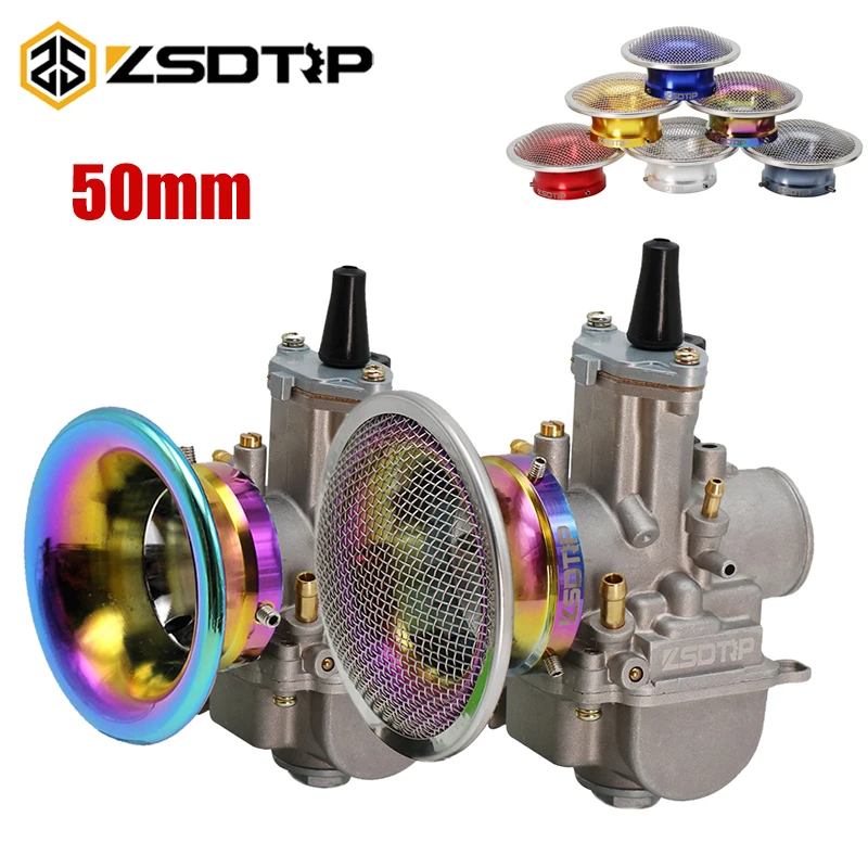 ZSDTRP новый воздушный фильтр для мотоцикла 50 мм KEIHIN PWK 21 24 26 28 30 PE модифицированный