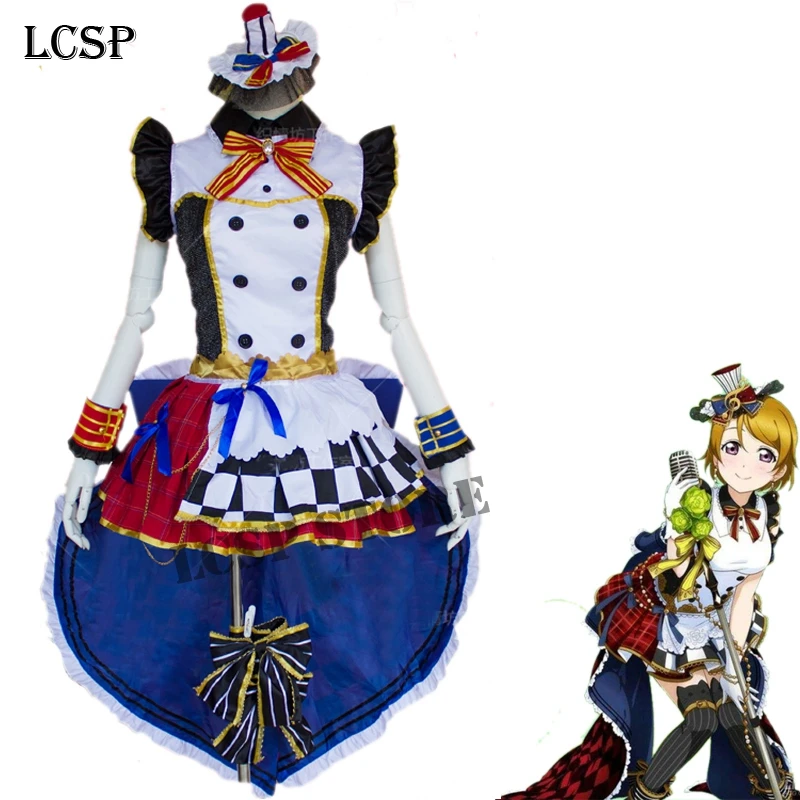 LCSP LoveLive All Character Maid Awake японский костюм для косплея аниме Love Live Hoshizora Rin Униформа костюм одежда