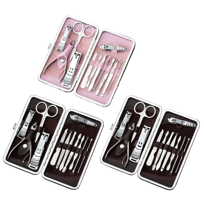 

12PCS Nail Care Kit Nail Manicure Tool Nail Clippers Professional Manicure Set