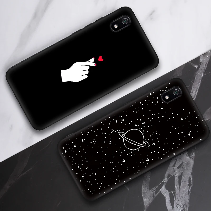 Мягкий силиконовый чехол с милым принтом планеты для телефона Red mi 7A Note 7 8 K20 Pro для Xiaomi mi 9T Pro mi 9 Se mi 9 A3 Lite CC9E CC9