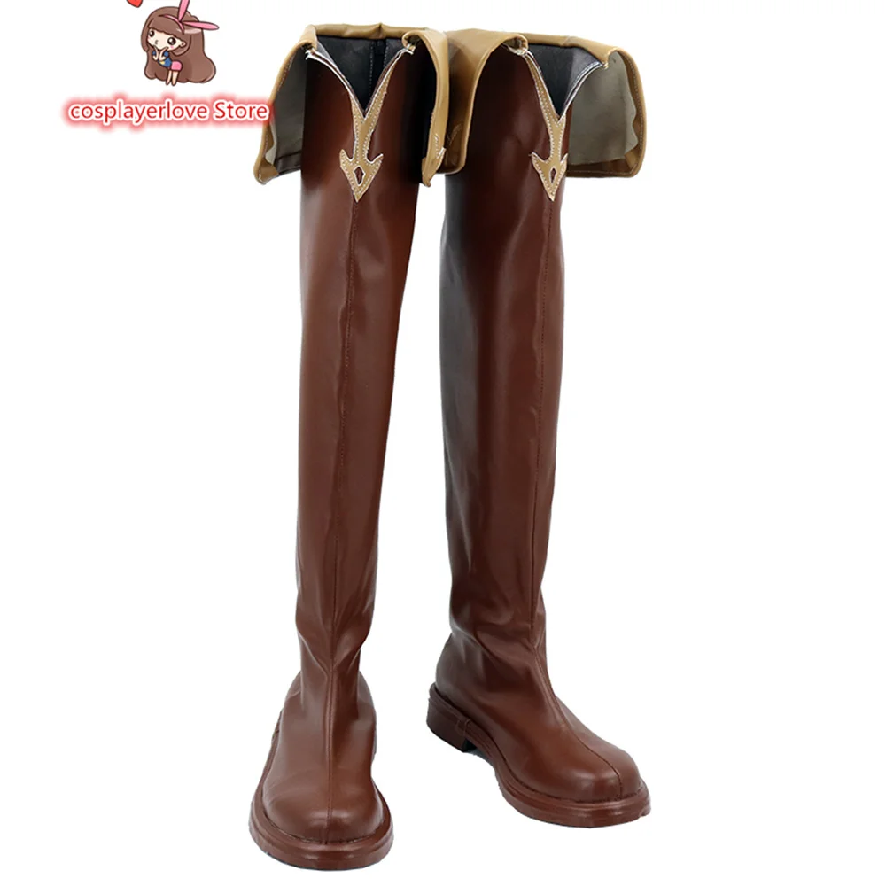 Принцесса Connect! Re:Dive Arisa Обувь для косплея Сапоги Хэллоуин Карнавал Косплей