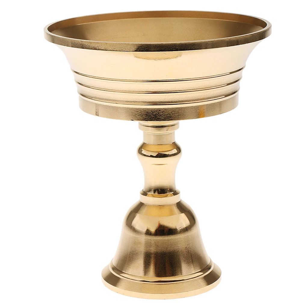 Буддийский держатель Ghee лампа тибетское масло латунная масляная металлические