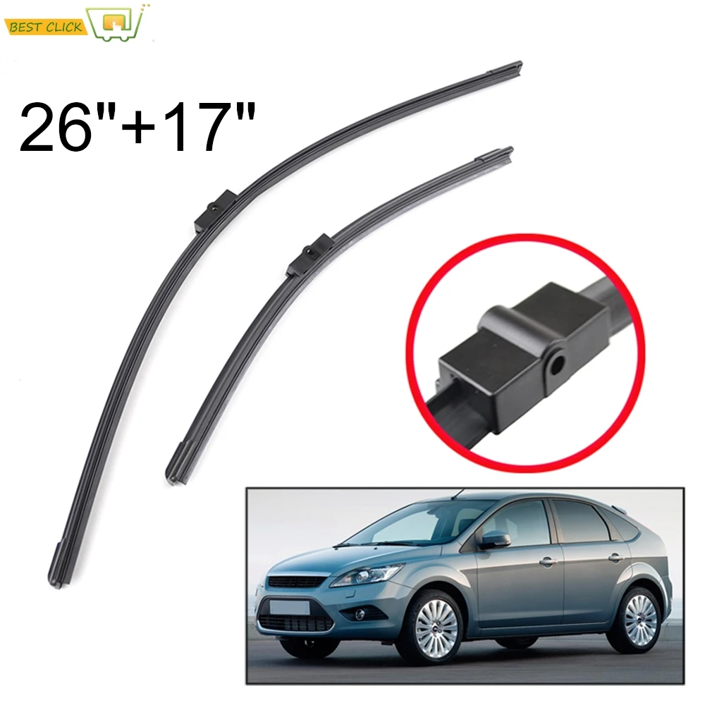 

Misima Windshield Windscreen Wiper Blades For Ford Focus MK 2 2004 - 2011 Front Window Wiper 2005 2006 2007 2008 2009 2010