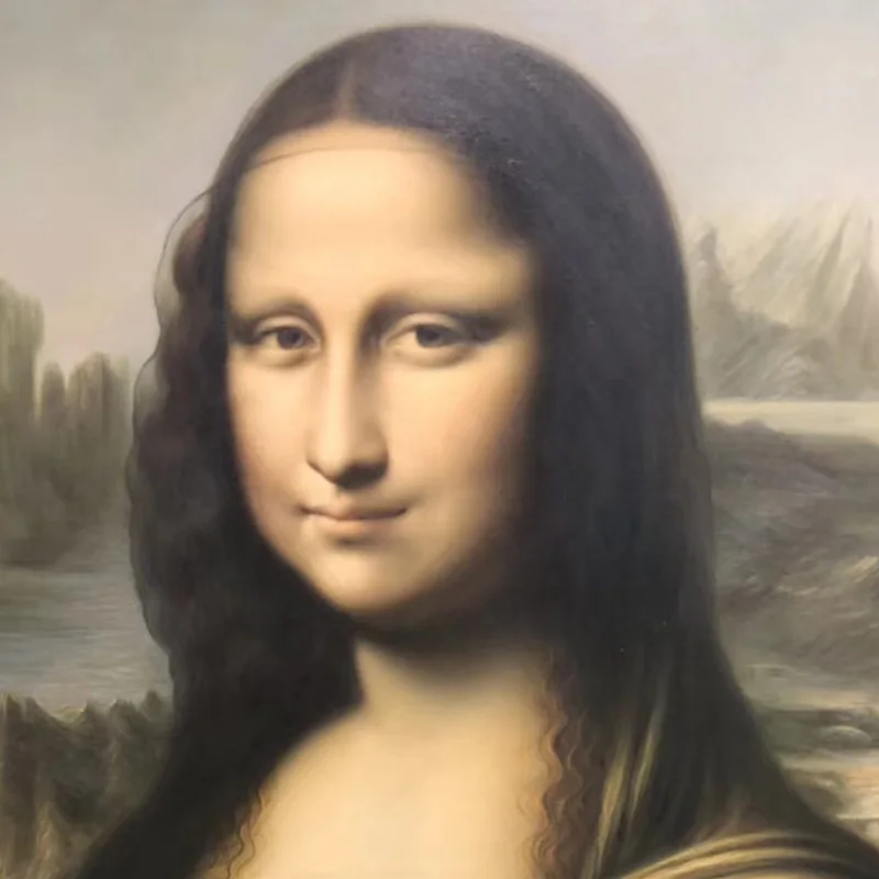 KOWELL 100% классическая картина маслом с улыбкой Моны Лизы ручная роспись Картина на