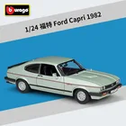 Модель автомобиля Ford капри из сплава Bburago 1:24 1982, украшение, коллекционные подарки, игрушка