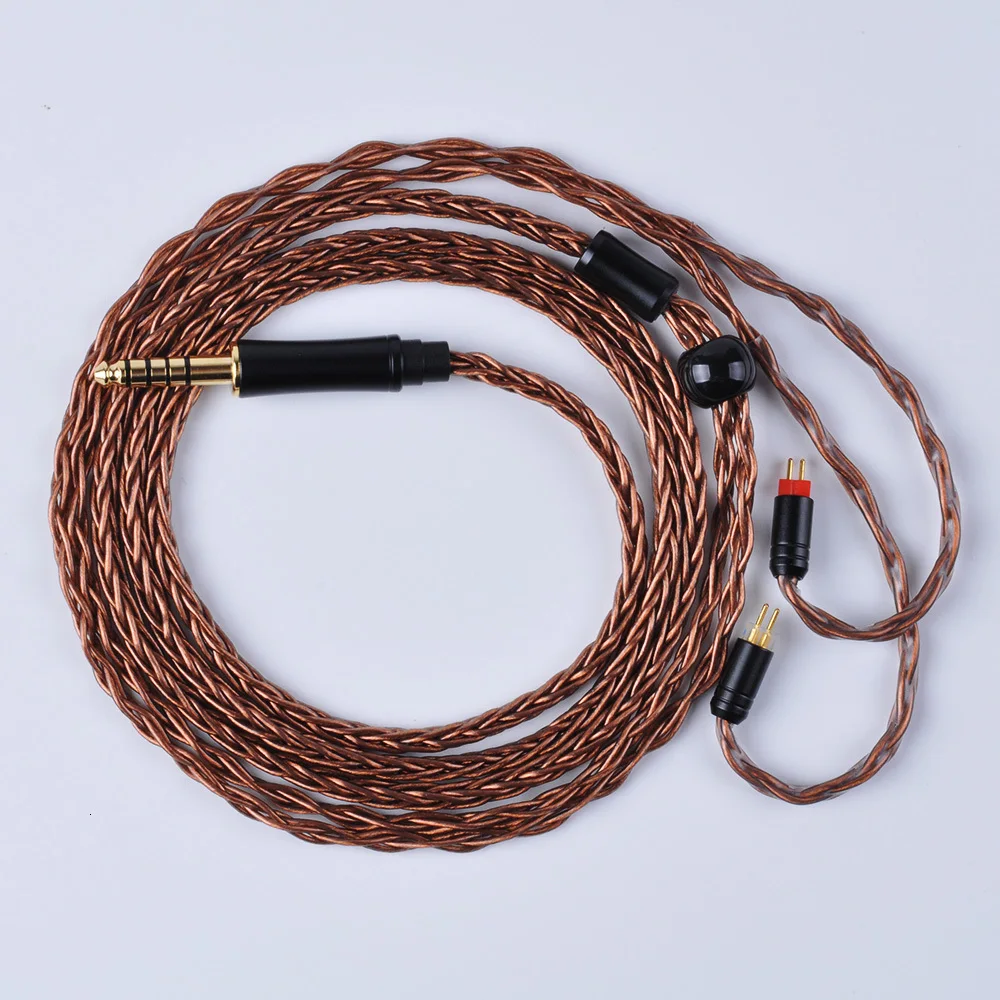 AK HiFiHear 8 Core посеребренный Модернизированный кабель 2,5/3,5 мм сбалансированный кабель с MMCX/2pin разъем для ZS10 Pro TRN X6
