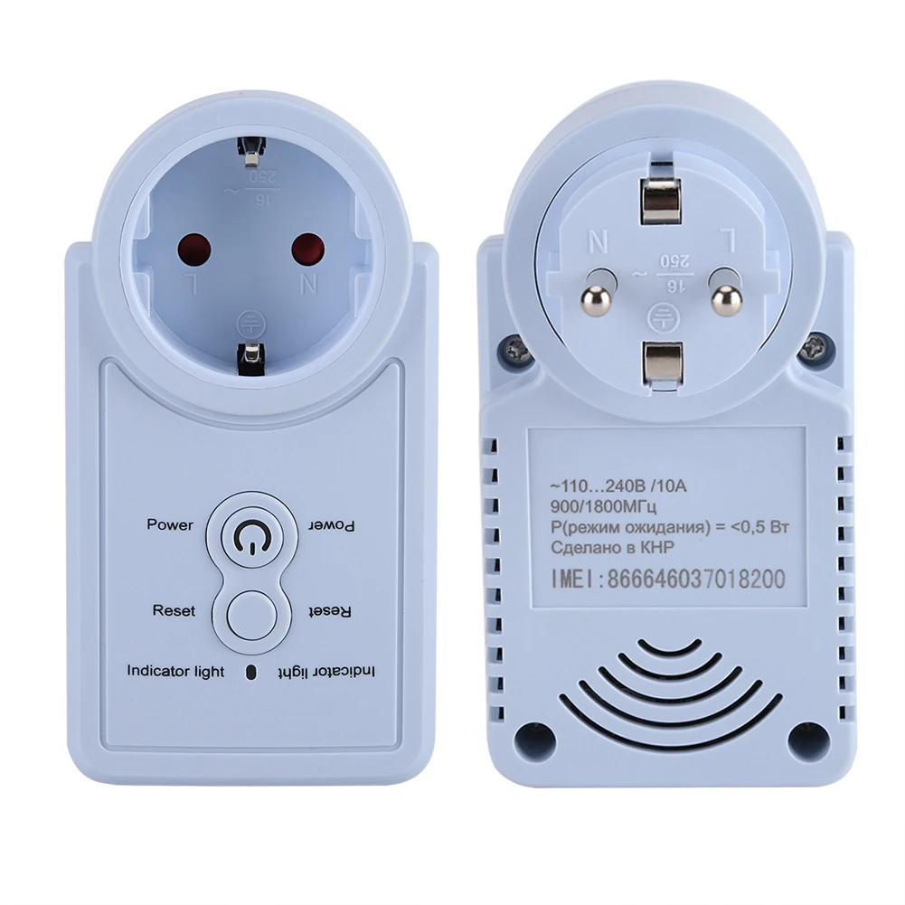 ANENG Smart GSM Outlet Plug Switch Power Socket WithTemperature Sensor SMS Command Control EU | Обустройство дома