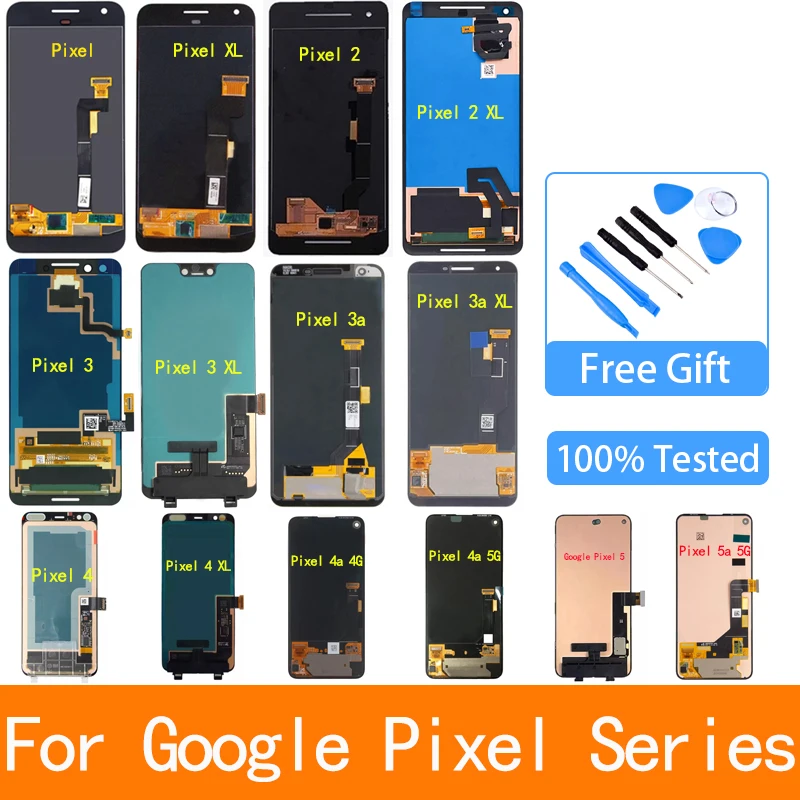 

Оригинальный Super AMOLED ЖК-дисплей для Google Pixel XL 2 2XL 3 3XL 3A 3AXL 4 4XL 4A 5G 5 ЖК-дисплей